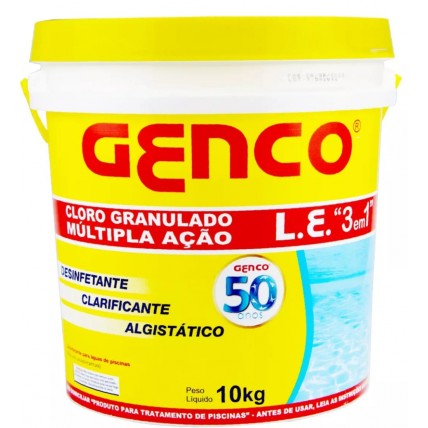 Cloro Granulado Multipla Acao Genco 10 kg